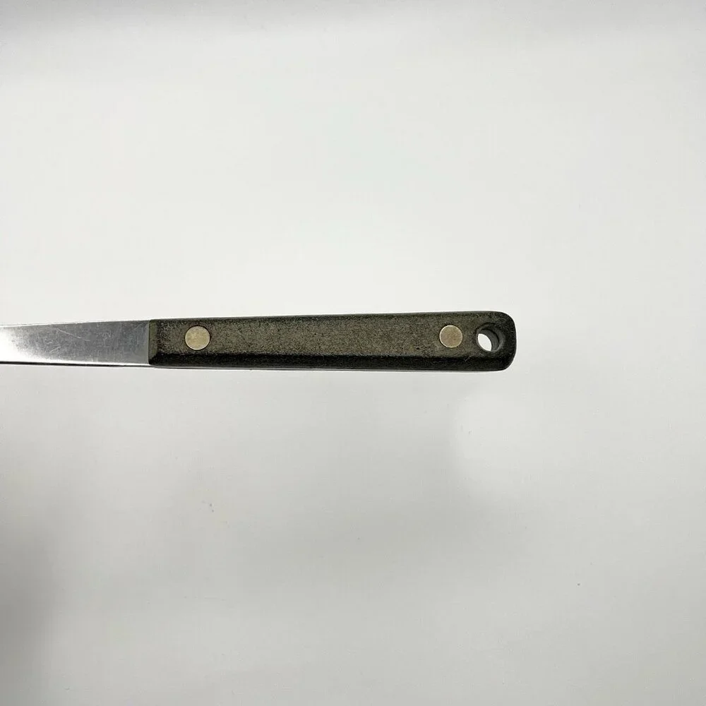 Vintage Flint Stainless USA Carving Fork 2-Prong Meat Mid Century Retro Kitchen